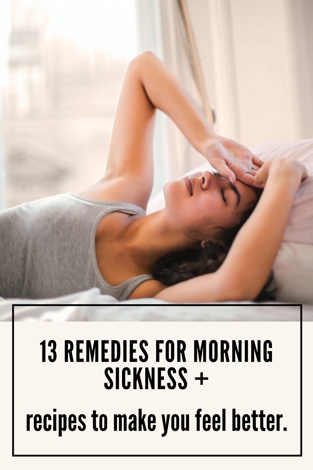 Read more about the article 13 remedies for morning sickness + recipes to make you feel better.