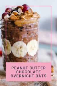 Read more about the article Peanut butter chocolate overnight oats