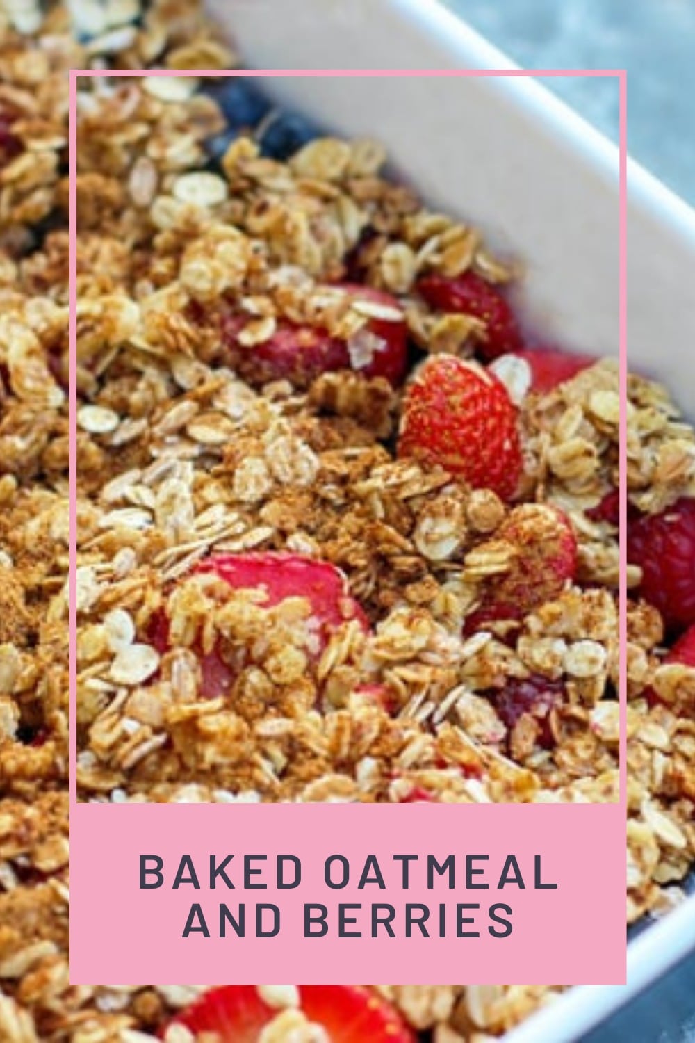 Read more about the article Baked oatmeal and berries
