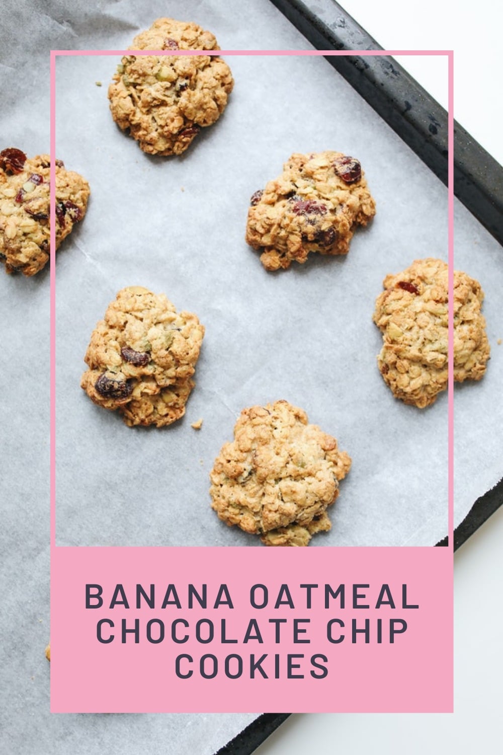 Read more about the article Banana oatmeal chocolate chip cookies