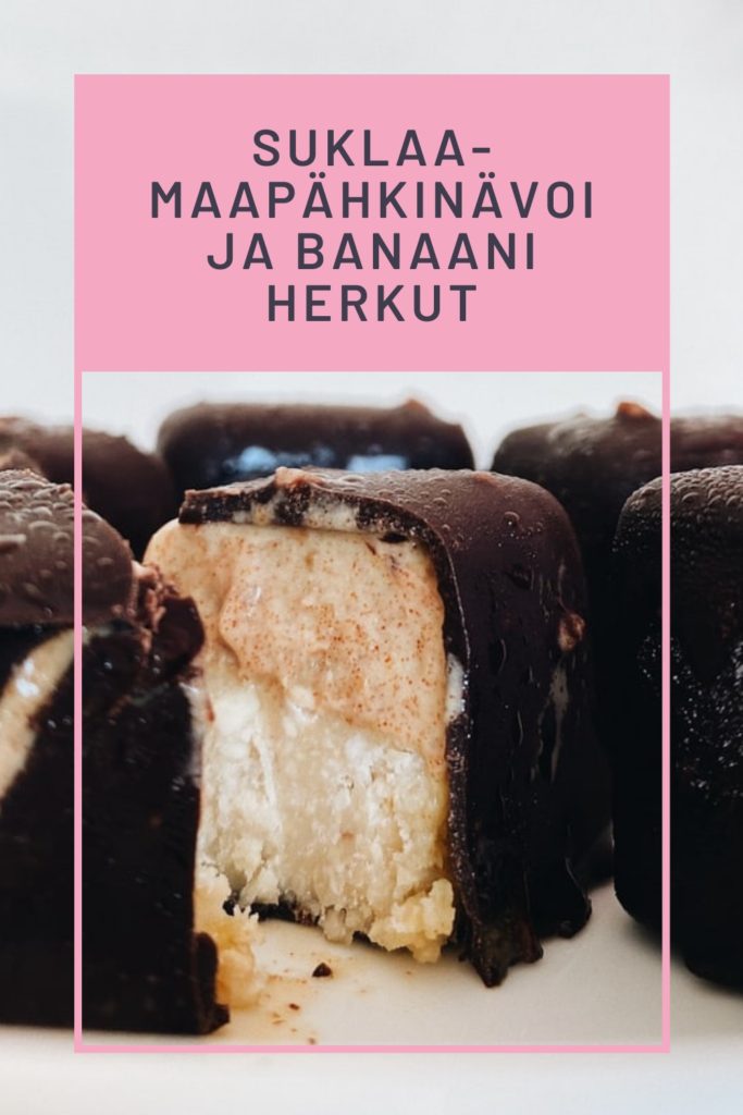 Suklaa-maapähkinävoi & banaani herkut – Marika Kim