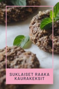Read more about the article Suklaiset raaka kaurakeksit